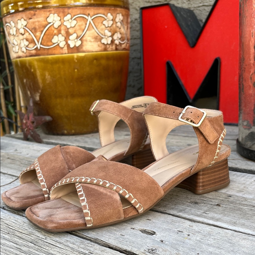Women's Brown Suede Sandals